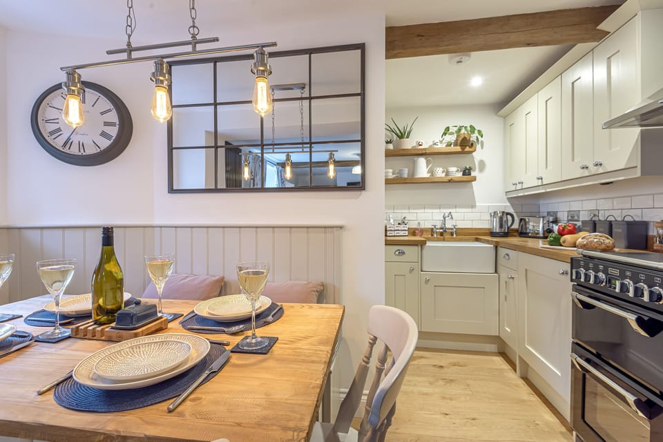 open kitchen dining