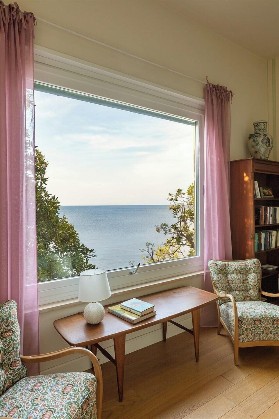 Sea views from the master bedroom.