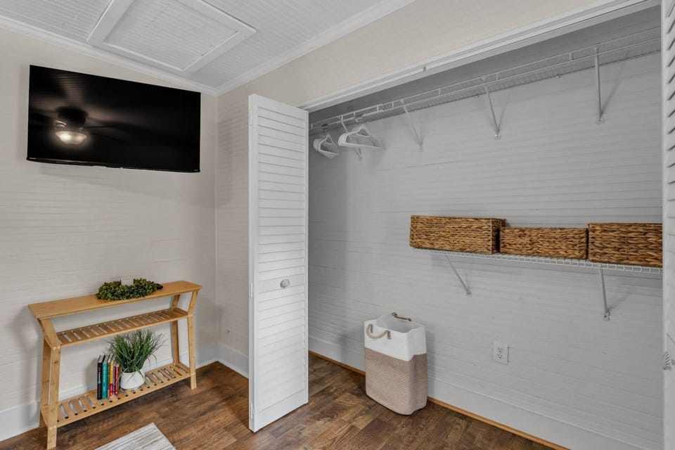Unpack and settle in with dedicated closet space in the bedroom
