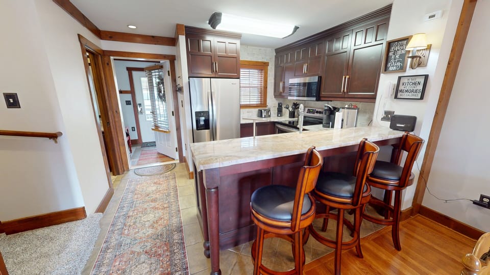Indoors, Kitchen, Kitchen Island, Floor, Appliance