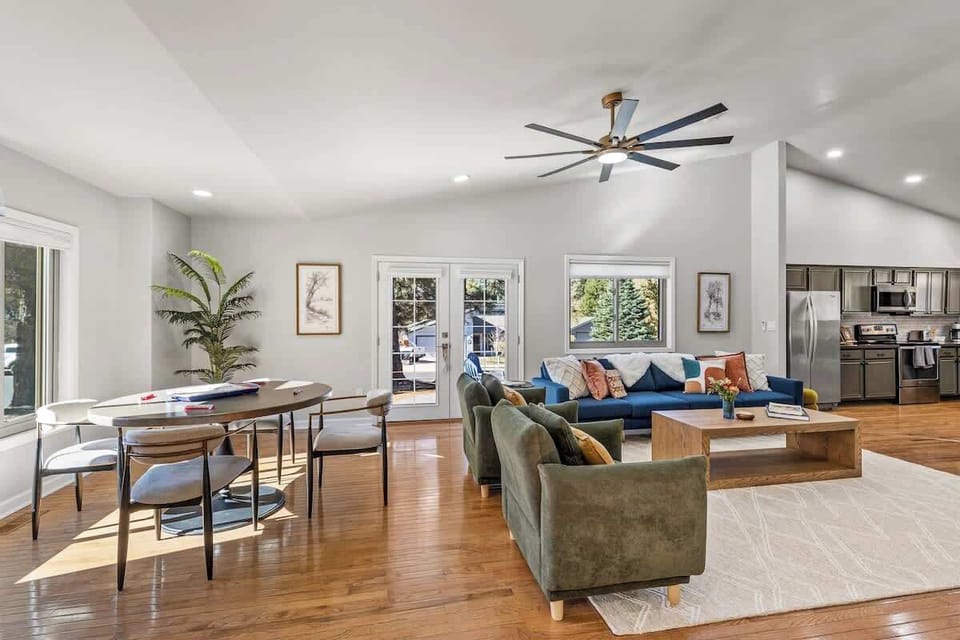 Gather, Dine, and Relax in One Spacious Open Area