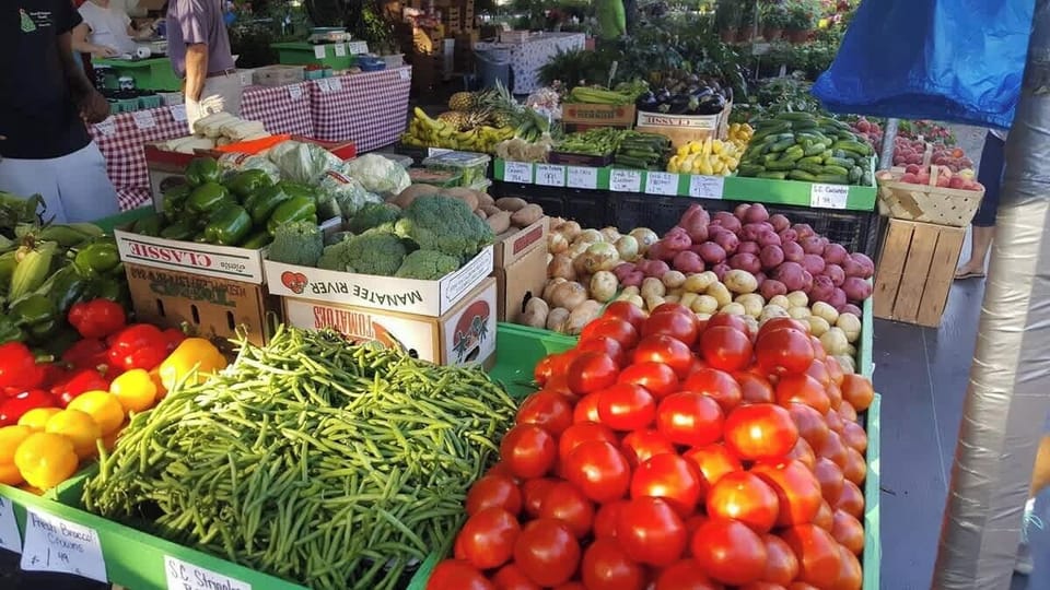 Spend your Saturday morning wandering through the local farmers market for fresh Carolina produce.