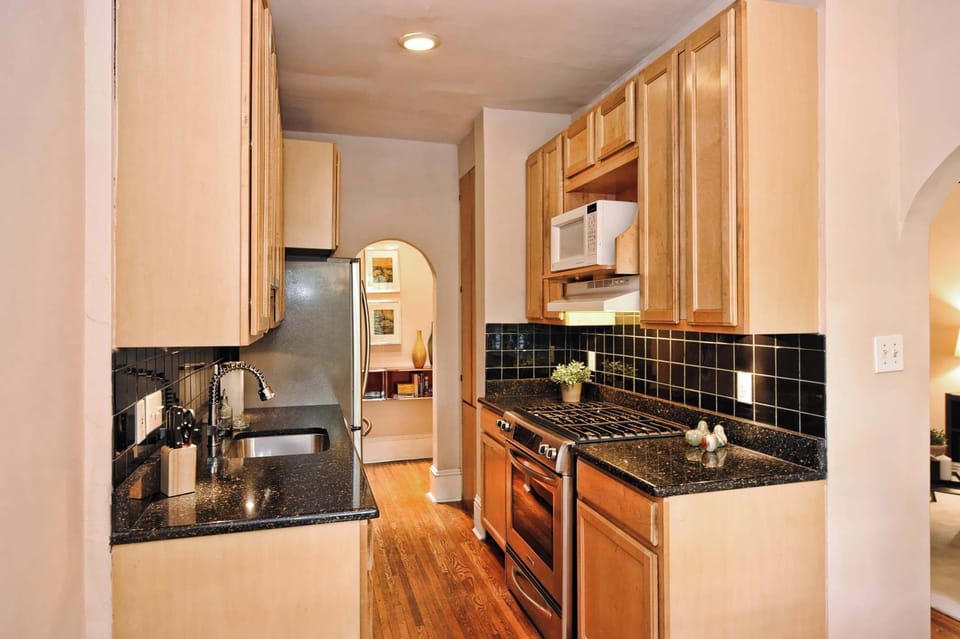 Clean, organized layout that makes cooking simple.