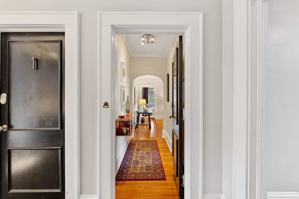 Convenient access point with nearby restaurants and essentials.