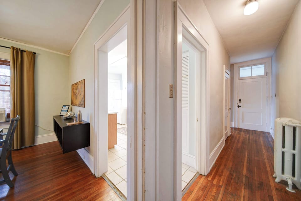 A central hallway ensures every room feels tucked away and distinct for a true home like feel.