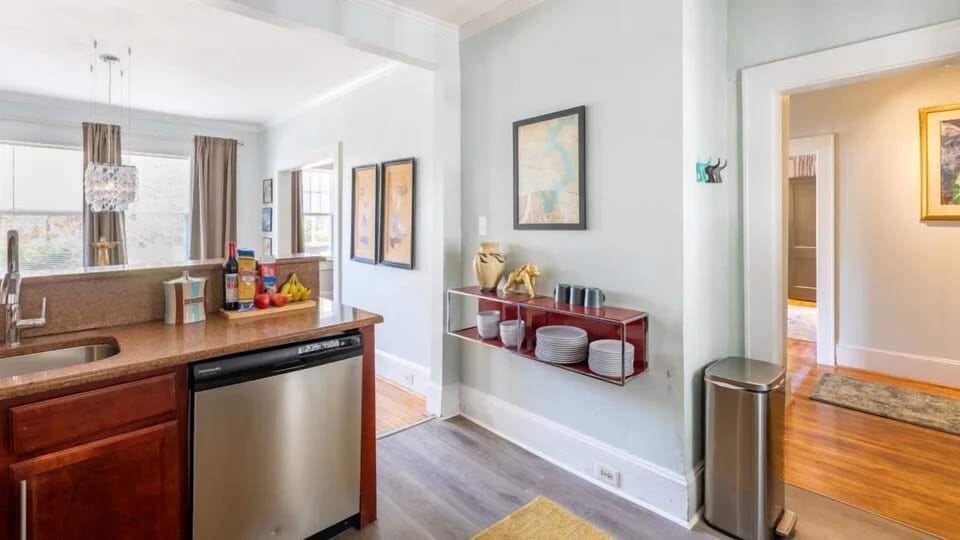 A bright interior space with an open layout and thoughtful details throughout. The seamless flow between areas creates a comfortable and easy living experience.