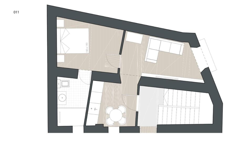 Suite con balcón - 1 planta | Floor plan