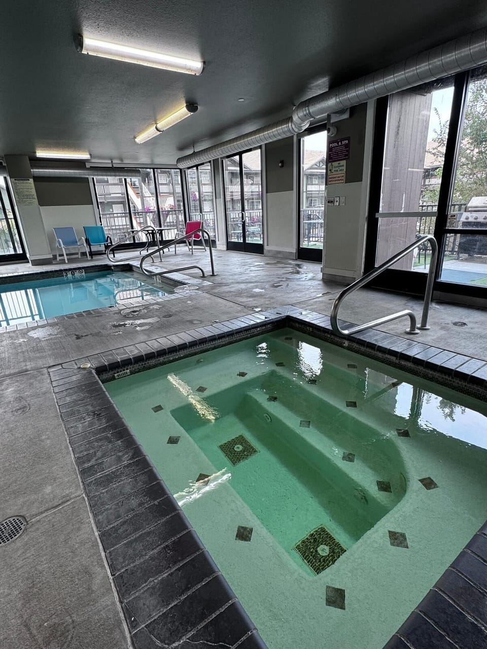 Relax in the Jacuzzi year-round