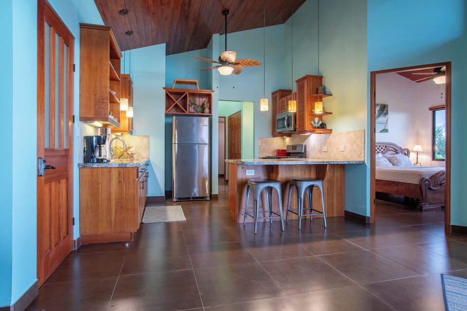 Kitchen from the living room