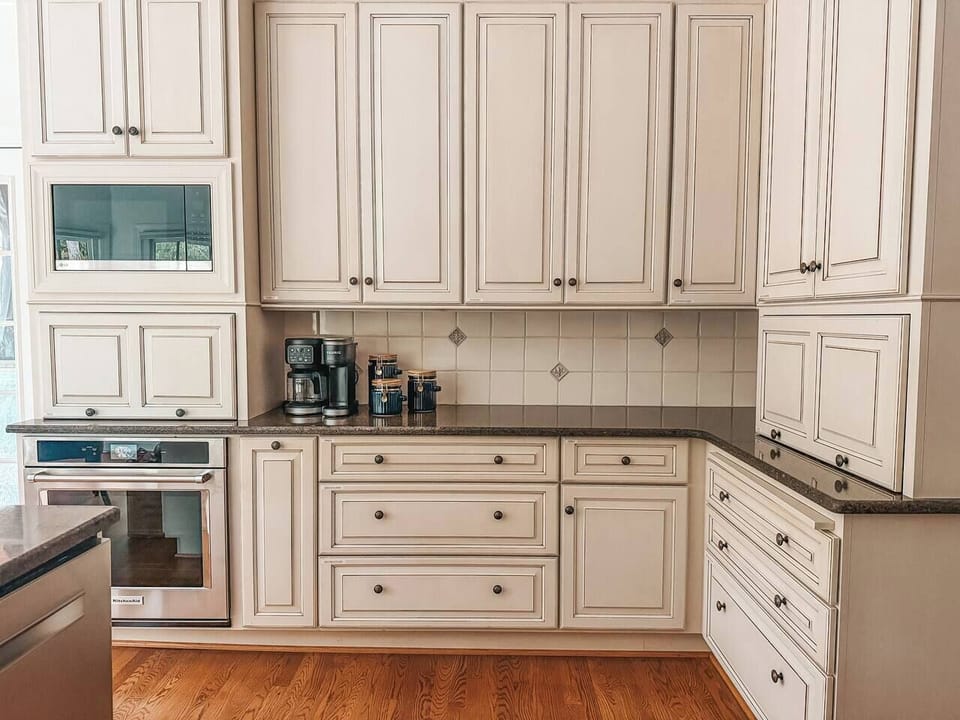 Fully stocked kitchen