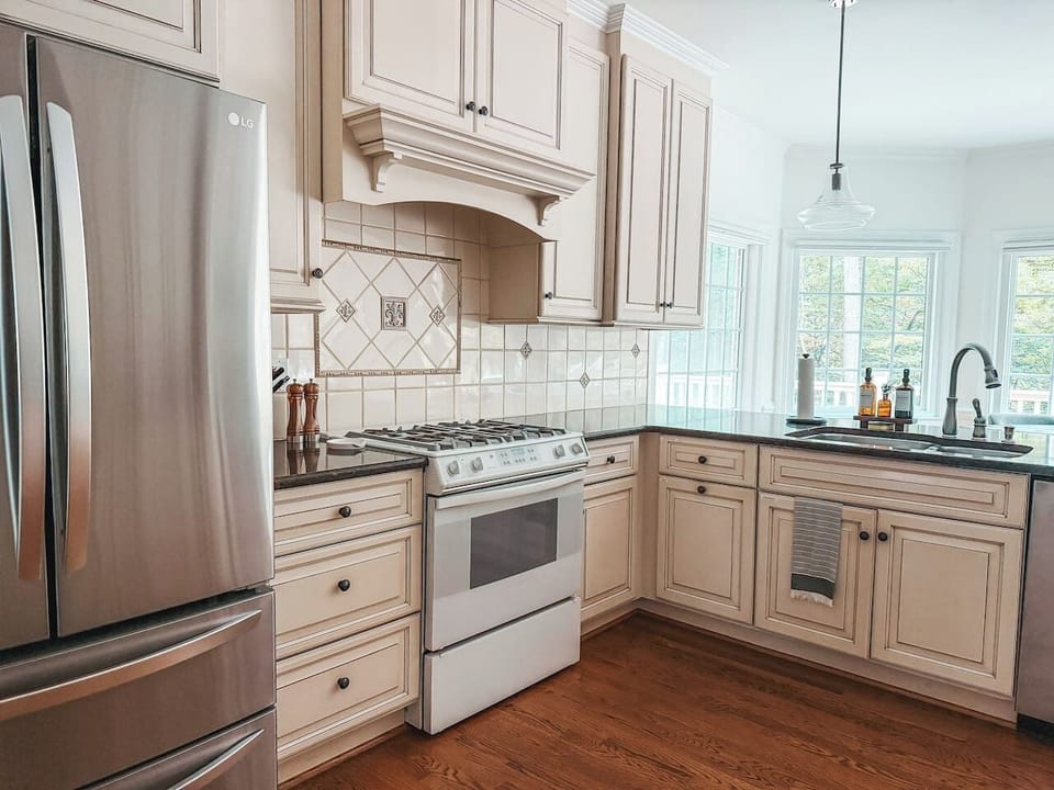 Fully stocked kitchen