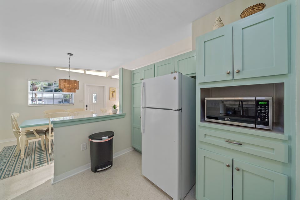 Flow from the kitchen into the beautiful dining room area.