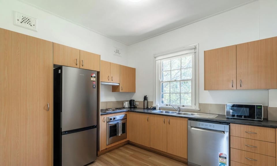 Clean kitchen space for light meal preparation