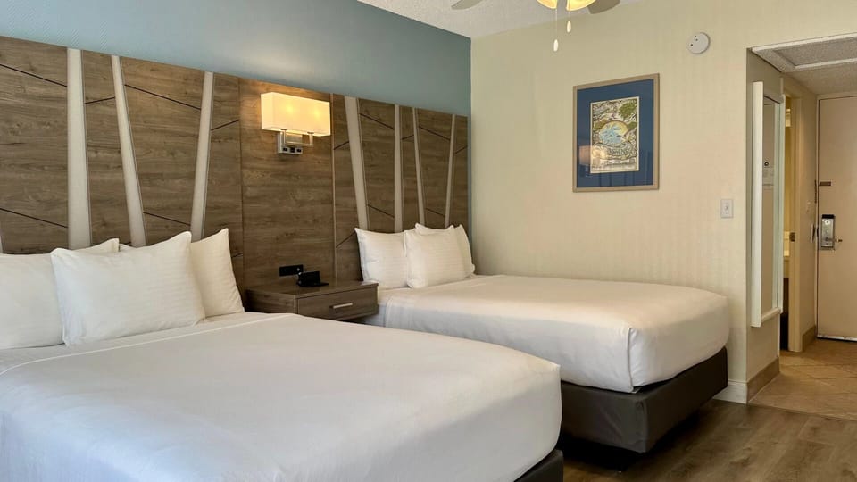 Settle into two comfy beds for easy shared stays.