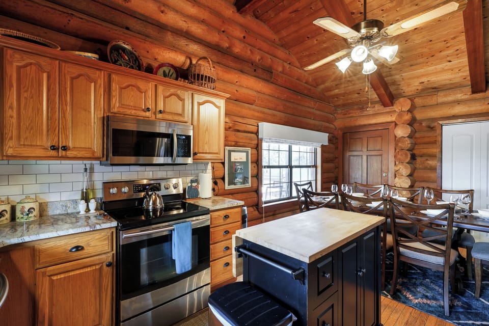 Enough space to prepare a delicious meal for your whole group.