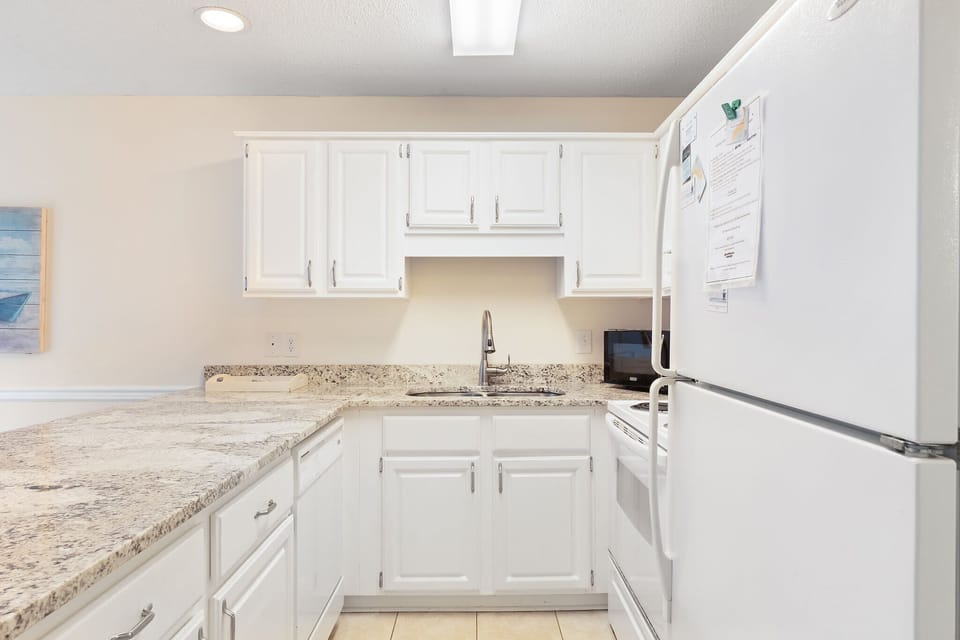 Fully stocked kitchen