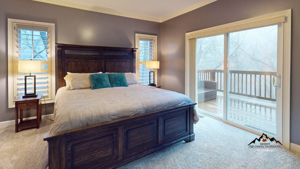 Main Level Primary Bedroom with King Bed