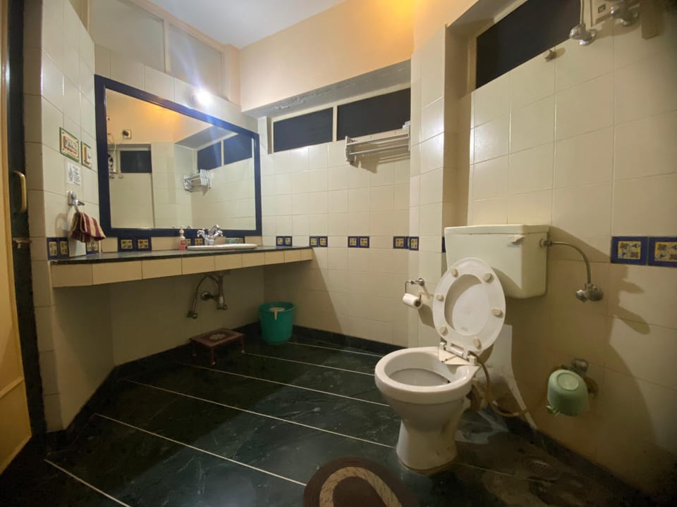 Deluxe Double Room | Bathroom | Shower, rainfall showerhead, free toiletries, hair dryer