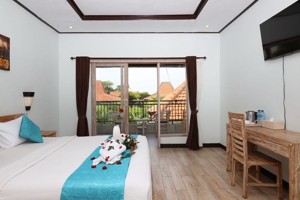 Deluxe Double Room, Balcony, Garden View | In-room safe, desk, free WiFi