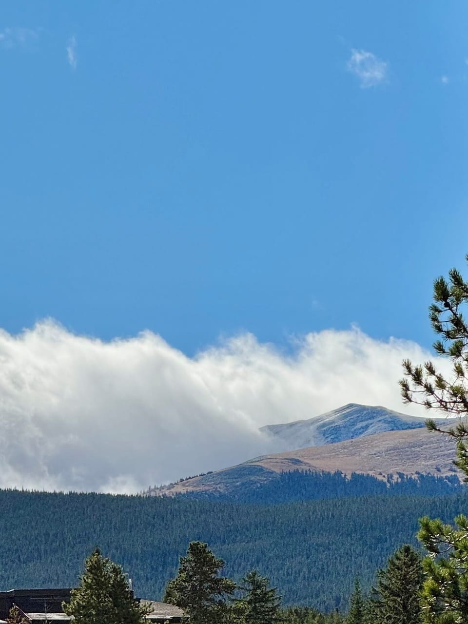 Mountain in distance