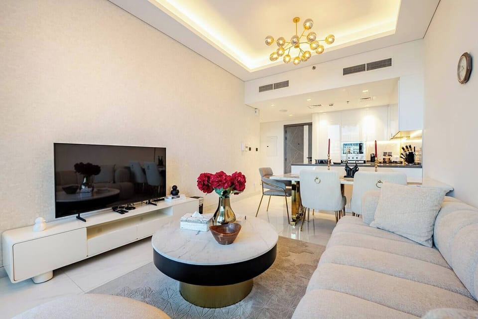 Living Room With Smart TV
