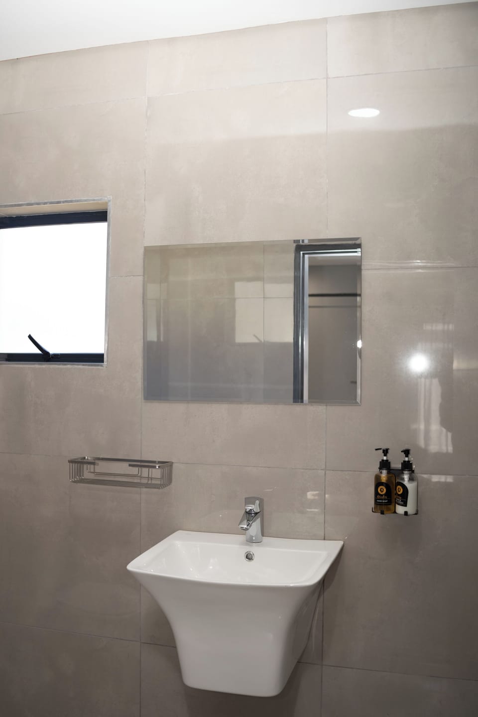 Standard Double Room, Patio, City View | Bathroom | Soap, shampoo