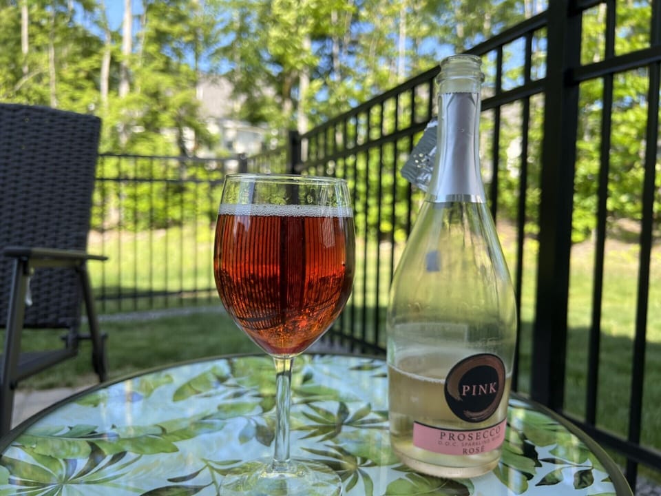 Beautiful night on the private patio.