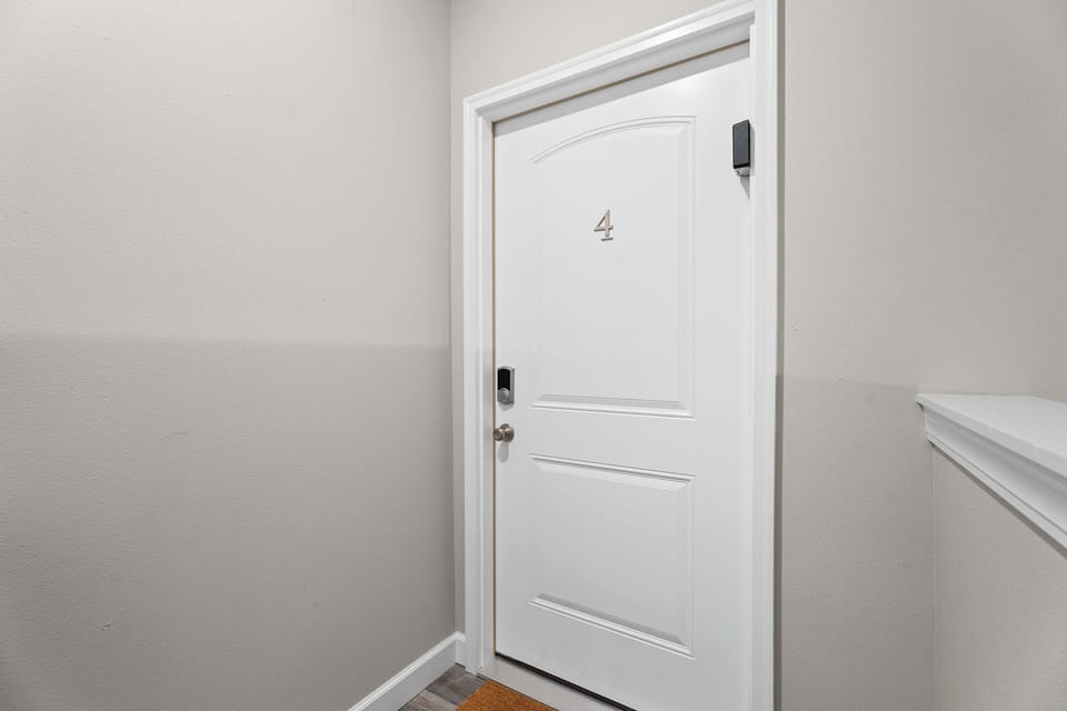 Main entry into our condo, accessed through an interior stair