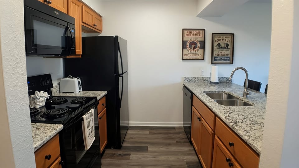 Fully equipped kitchen