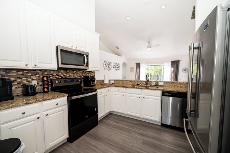 Modern appliances, spacious counters, and all the essentials.