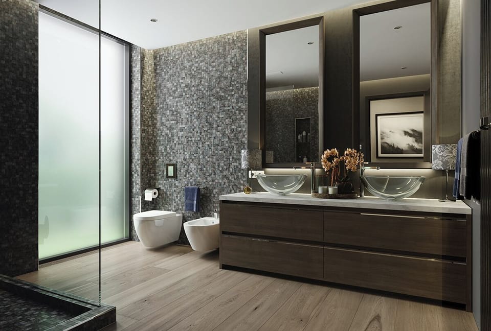 Double Room, Balcony, Lake View | Bathroom
