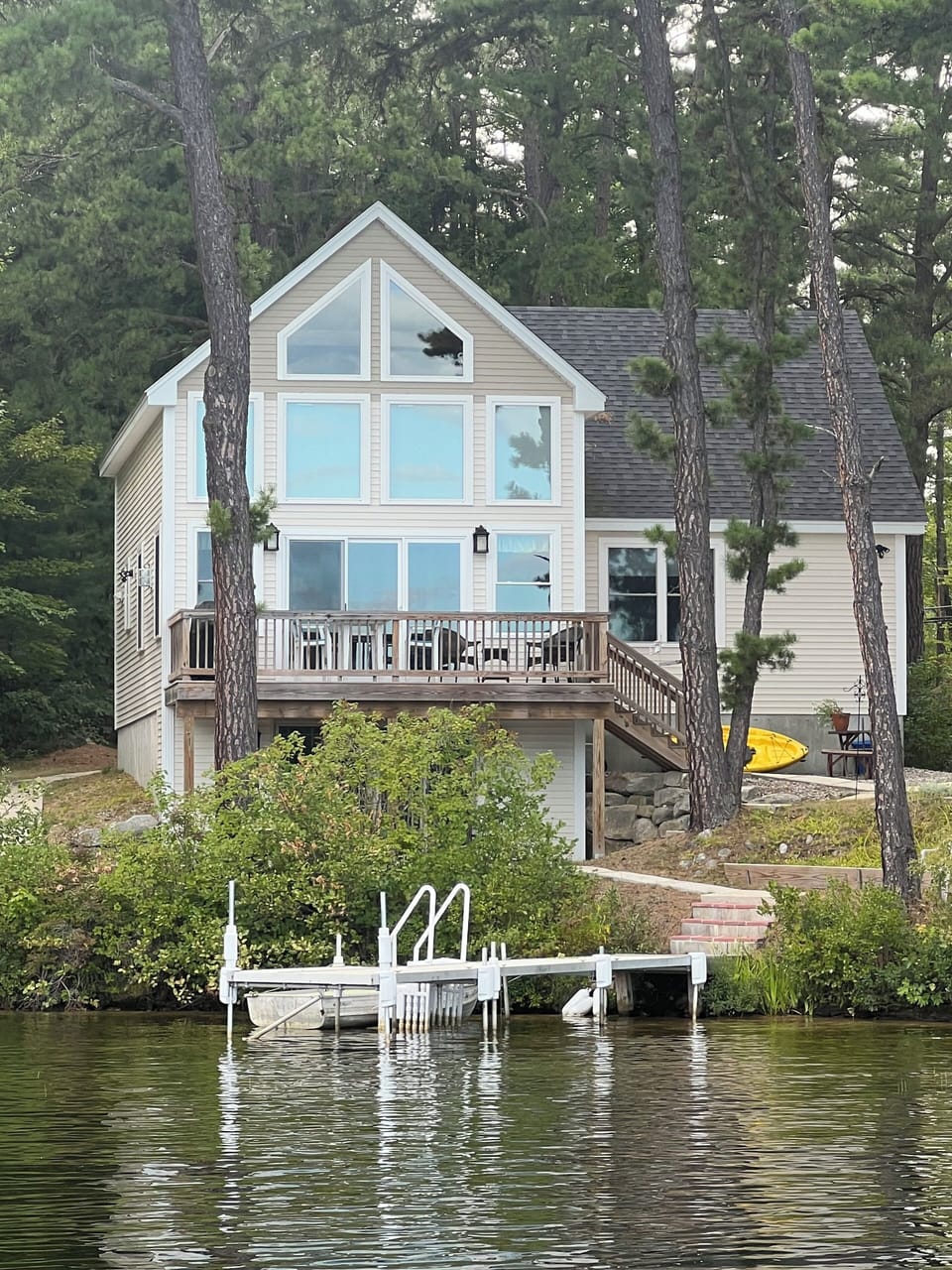 Beautiful lake views and private dock