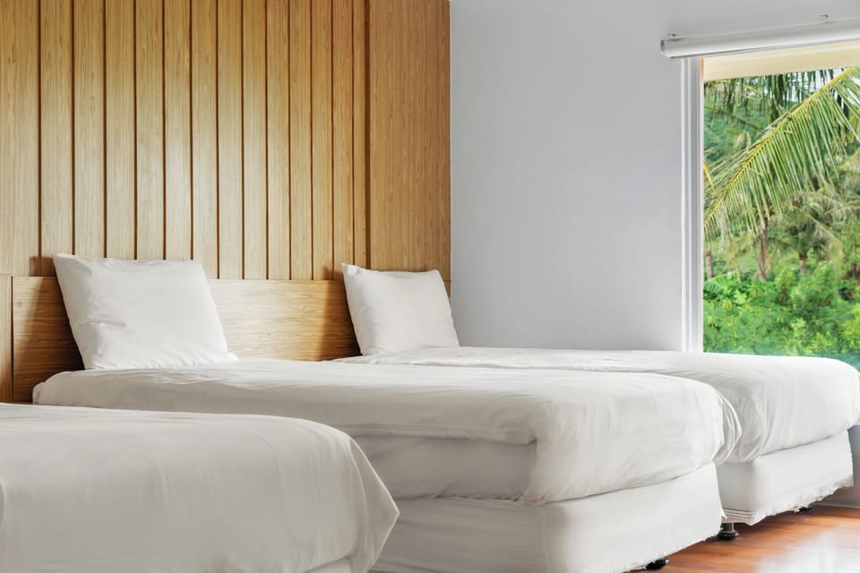 Superior family room | Blackout drapes, soundproofing, WiFi (free), bed sheets