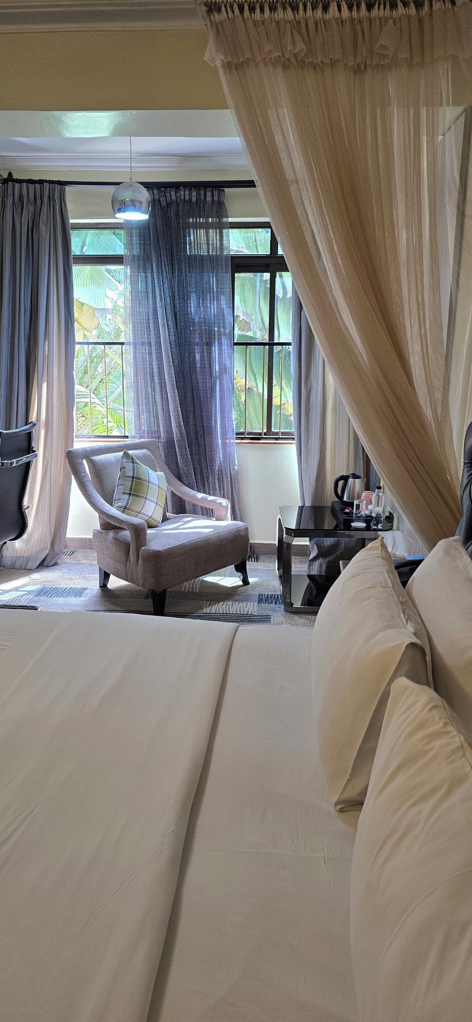 Deluxe Double Room, Garden View | In-room safe, desk, laptop workspace, soundproofing