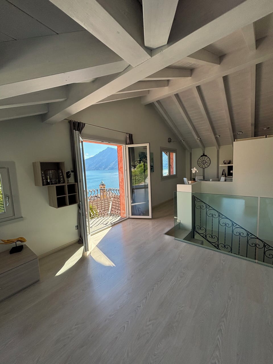 Rustle up an italian feast in the open plan kitchen.