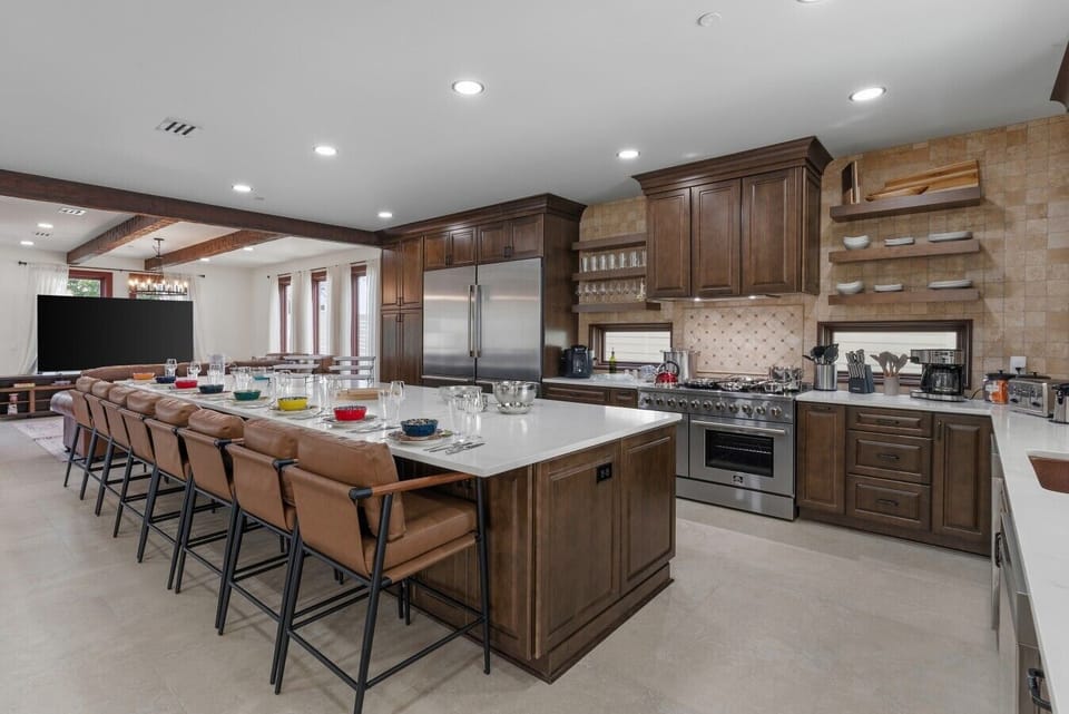 Fully equipped kitchen for all your cooking needs.
