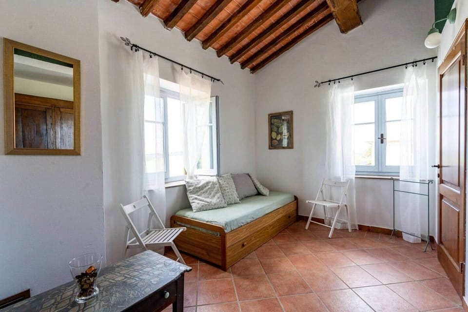 Lo spazio "aggiunto" della camera Grano: divanetto oppure terzo letto