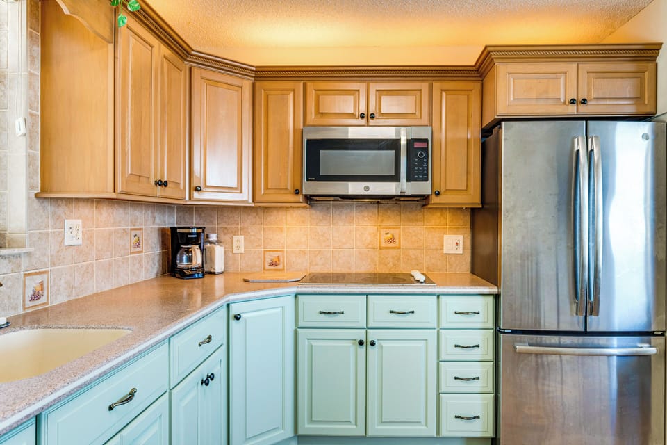 Kitchenette | Cooktop | Spices | Drip Coffee Maker