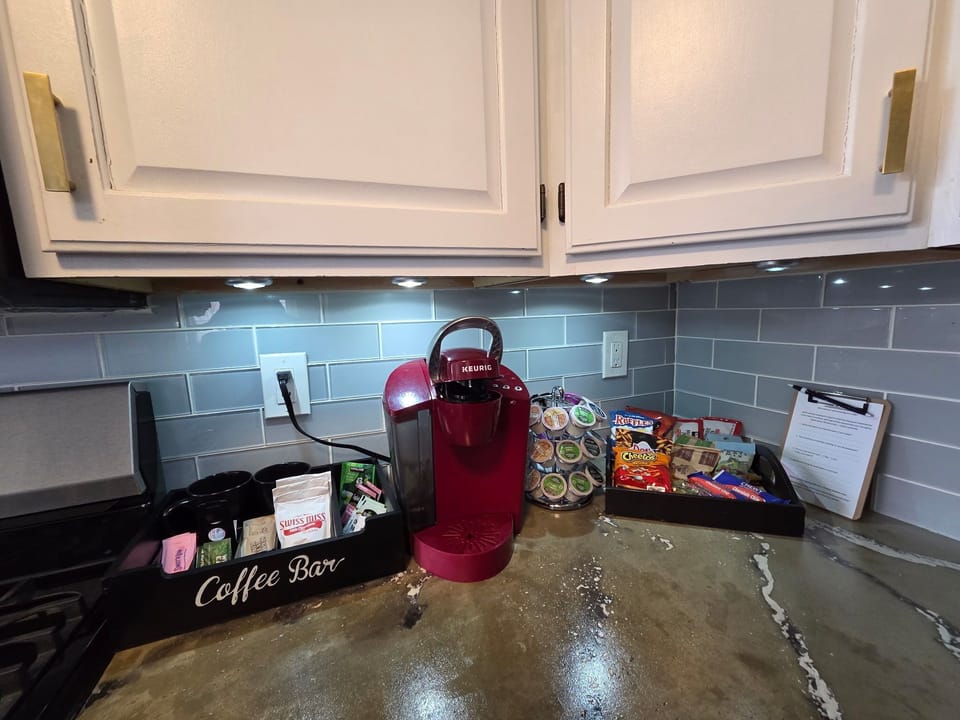 Coffee bar and snacks