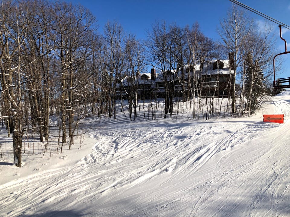 View from the lift of the condo building