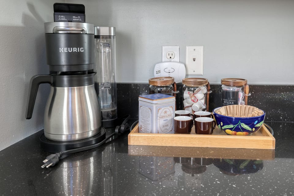 Keurig is offered for your stay.