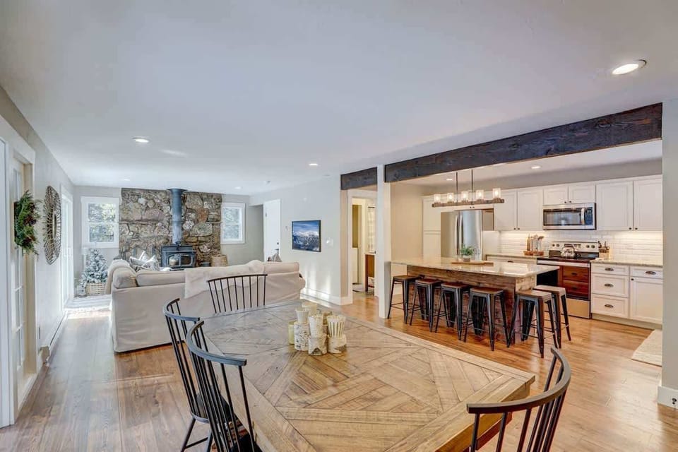 Enjoy your time with friends and family on the main floor of the house