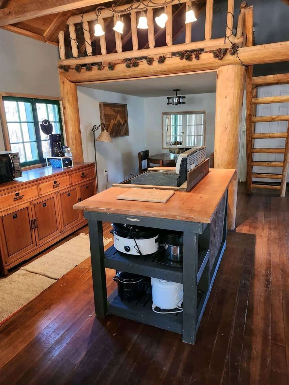 Our new look kitchen. Cook like a chef in the mountains.