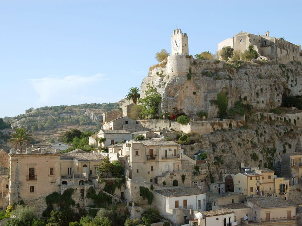Village, Castle, Mountain Village, Stone Wall