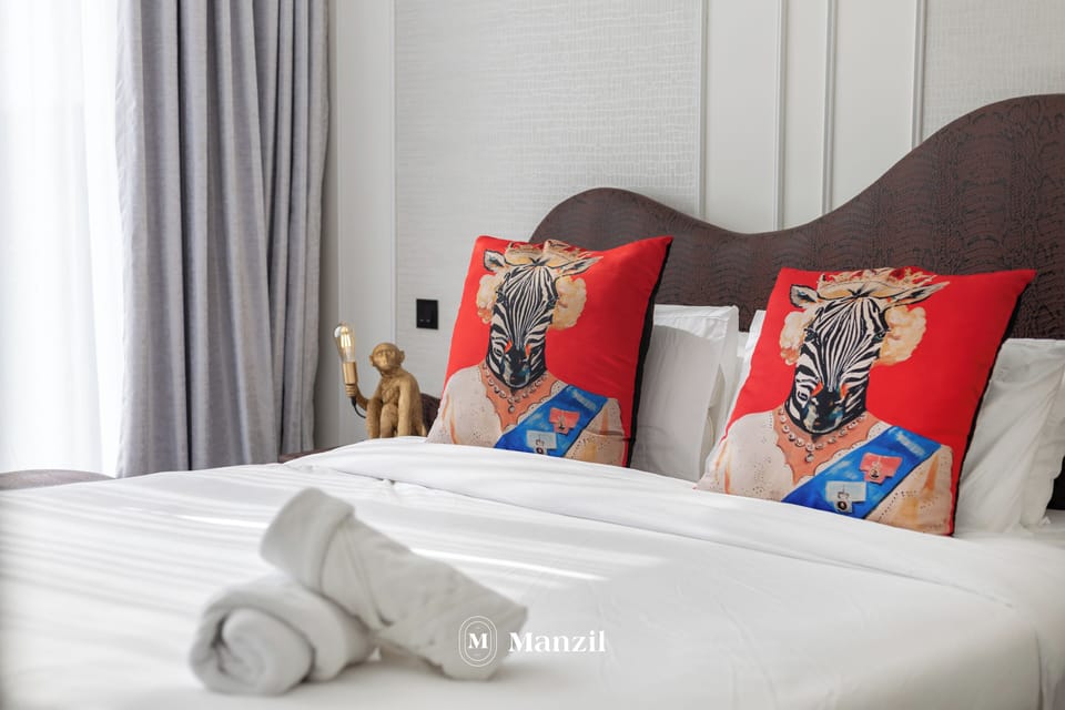 Luxury Apartment, Balcony, City View | Blackout drapes, iron/ironing board, free WiFi