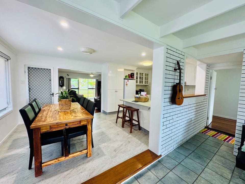 Dining / kitchen area view from sun room