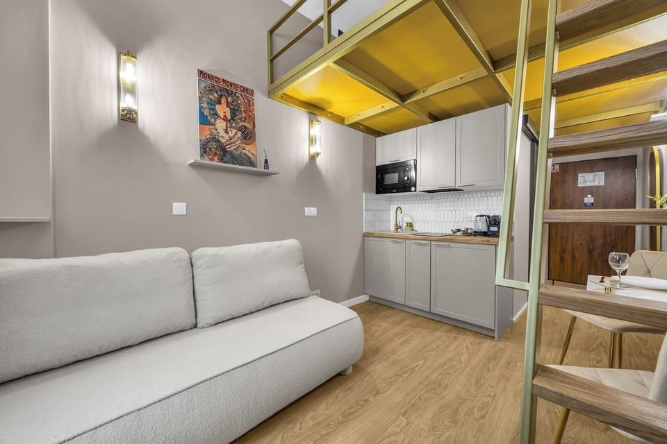 Cozy Studio with Sofa Bed and Mezzanine Bedroom | Book Now with RENTUJEMY