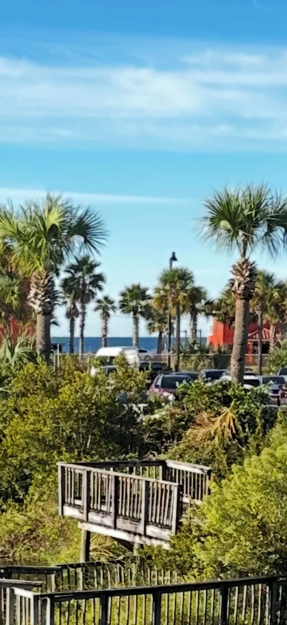 Peekaboo gulf view!