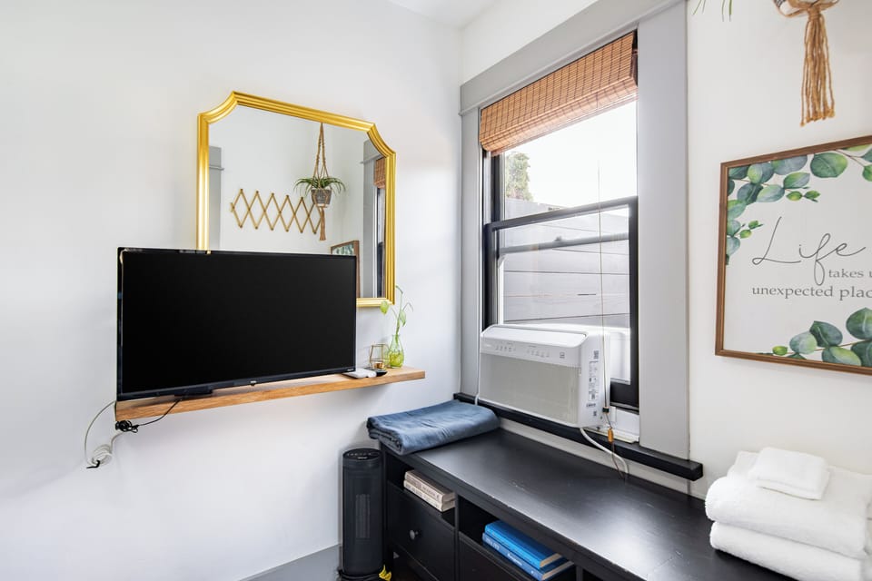 Bedroom 4 features a full bed and a TV. (Casita)