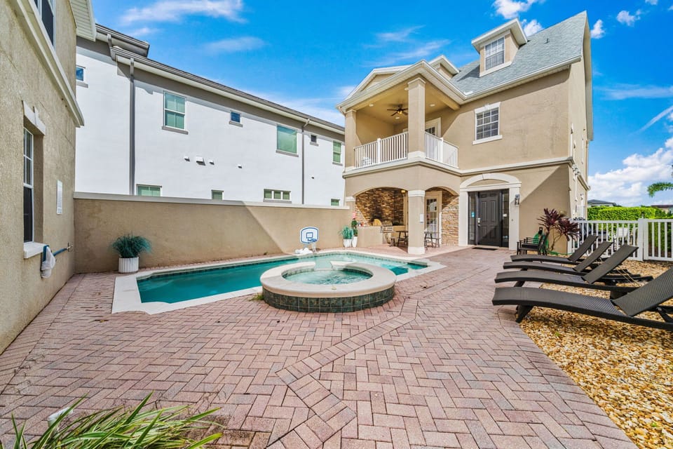 Luxury Patio Retreat with Pool and Hot Tub